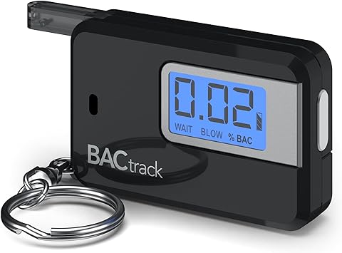 alcohómetro BACtrack GO negro